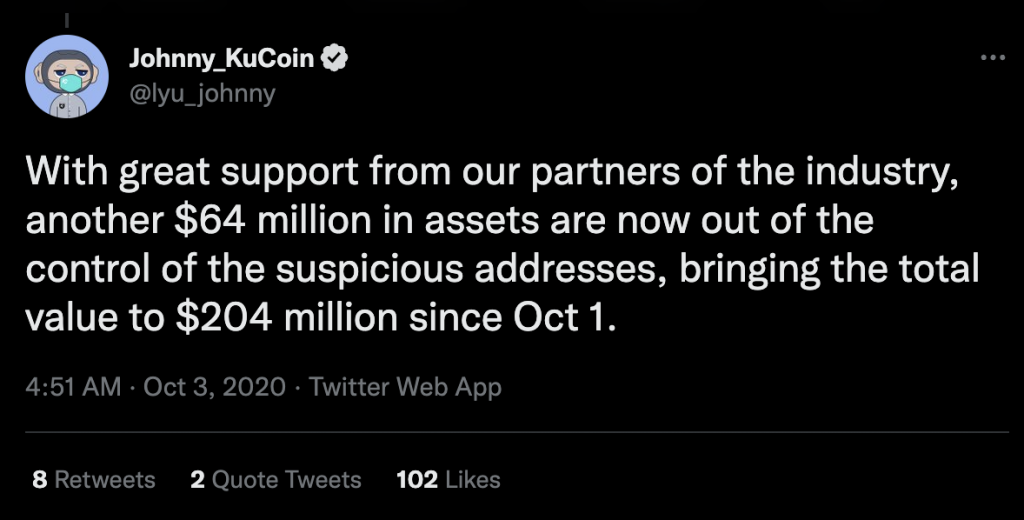 KuCoin Twitter 2